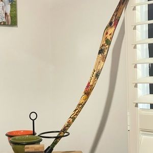 Handcrafted walking cane! Walk with style or use as decor